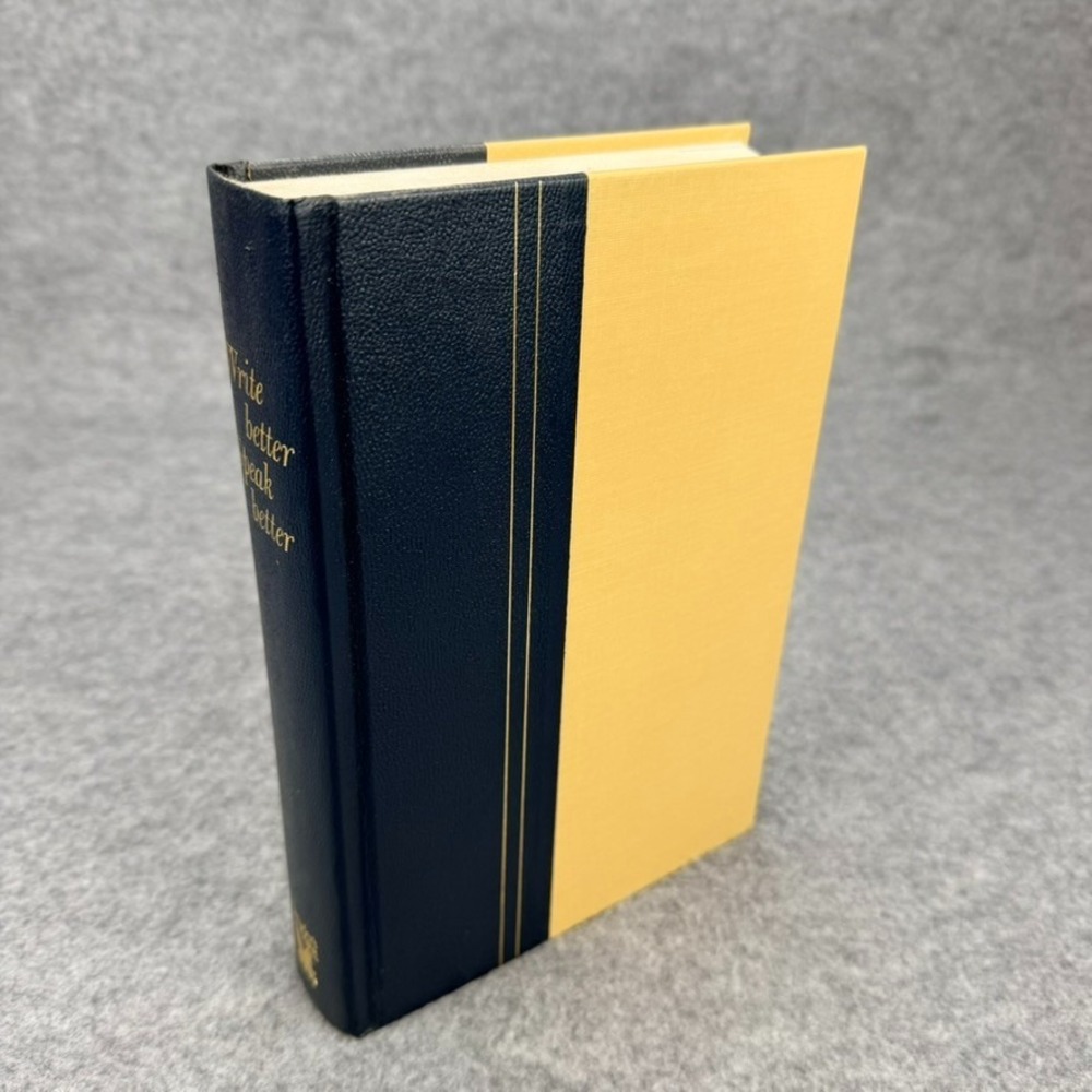 Reader’s Digest Write Better Speak Better Hardcover 1993 11th Printing